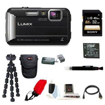 [macyskorea] Panasonic DMC-TS30K LUMIX Active Lifestyle Tough Camera (Black) with 32GB Acc/9503819