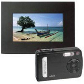 [macyskorea] Polaroid 5.1 Megapixel Camera ( BAA-05015B) plus 7 Digital Photo Frame (IDF-0/7068075