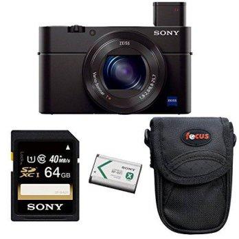 [macyskorea] Sony DSC-RX100M III Cyber-shot Digital Camera (Black) with 64GB Deluxe Access/3815750