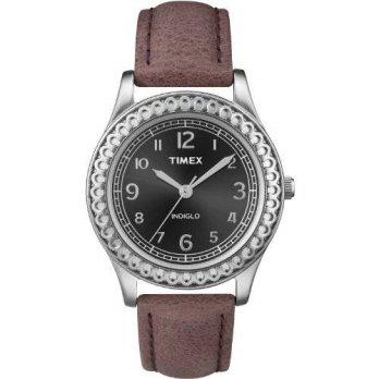 [macyskorea] Timex Womens T2N658 Weekender Purple Leather Strap Watch/9953704