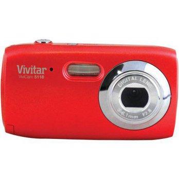 [macyskorea] Vivitar V5118-RH 5.1 MP Digital Camera with 4x Optical Zoom - Red/7695724