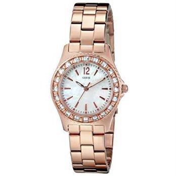 [poledit] GUESS Women`s U0025L3 Petite Sport & Sparkle Crystal Rose Gold-Tone Watch (R1)/12432491