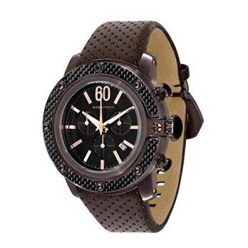 [poledit] Glam Rock Men`s GR33110 SoBe Chronograph Black Dial Brown Leather Watch (R1)/12671814