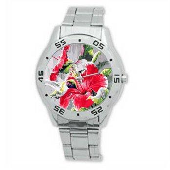 [poledit] Hummingbird Watch Special Design Cute and Beautiful Hummingbird, Animal Pattern /12673335
