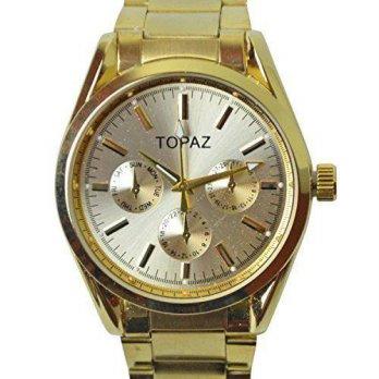 [poledit] Topaz 5006B Gold Dial Men`s Gold tone Luxury watch with Gorgeous design. (T1)/12678993
