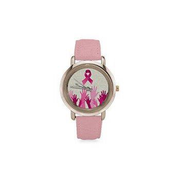 [poledit] Topstation Watch Breast Cancer Awareness Helps and Pink Ribbon Women`s Rose Gold/12950574
