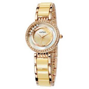 [poledit] VOEONS Voeons Women`s Gold Watch Japan Quartz Movement Fashion Bracelet Watch K4/12950422