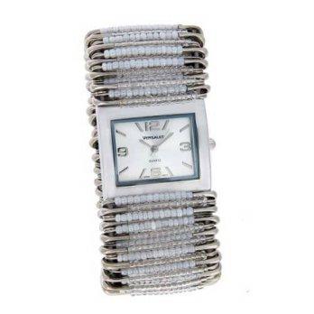 [poledit] Versales Women`s Safety Pin elastic Band Watch/12881122