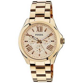 [worldbuyer] Fossil Womens AM4511 Cecile Multifunction Stainless Steel Watch - Rose Gold-T/1376311