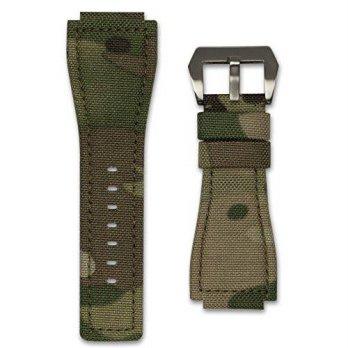 [worldbuyer] Infantry 24mm Zulu Camouflage Military Army Allstrap Nylon Nato Watch Band St/1361906