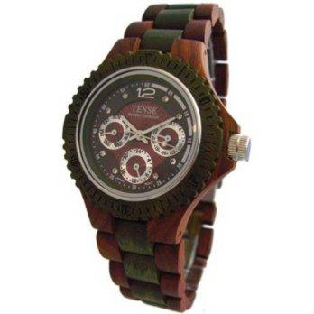 [worldbuyer] Tense Wood Watches Tense Sandalwood Olympic Hypoallergenic Wood Wrist Watch (/1377865