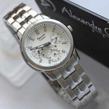 Alexandre Christie 6330 Ladies Silver White Dial