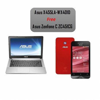 Asus X455LA-WX401D Free Asus Zenfone C ZC451CG