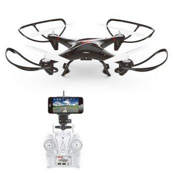 Bcare Drones LH-X10 Wifi Real Time FPV 6 Axis 2.4G RC Quadcopter 2MP Camera RTF Hitam