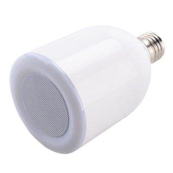 Bluetooth Music Speaker LED Lamp Wingman w/ Remote Control E27 - Putih
