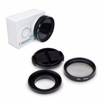 CPL Filter + Lens Cover 37mm for Xiaomi YI
