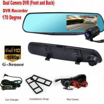 Car Camera Spion + Dasbor Cam Vehicle Blackbox Dvr Full Hd 1080p