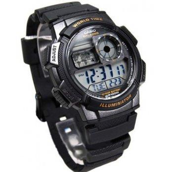 Casio AE-1000W-1A Mens World Time Alarm Sports WR100M Watch, BEST SELLER