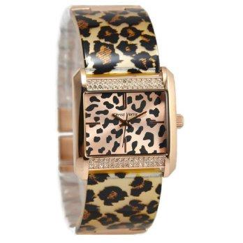 Christ Verra Jam Tangan Wanita Leopard Leather Strap CV70138L-75