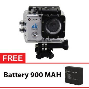 Cognos Onix Action Camera 4K Ultra HD Q3H - 16MP - WIFI - Putih + Gratis Battery 900 Mah