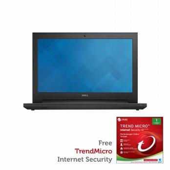 Dell Inspiron 14 3443 [C3205U/4GB/500GB/Intel HD/Ubuntu] - Hitam