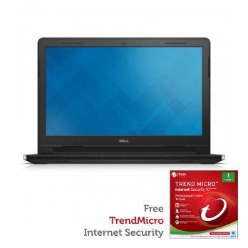 Dell Inspiron 3459 [Ci5-6200U/4GB/500GB/AMD 2GB/Ubuntu] Hitam, Free TrendMicro Internet Security