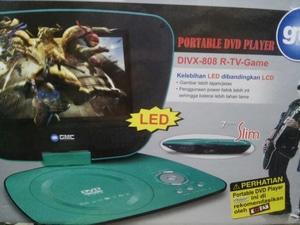 Dvd LED TV 7" Model Anak Muda Portable plus game stick