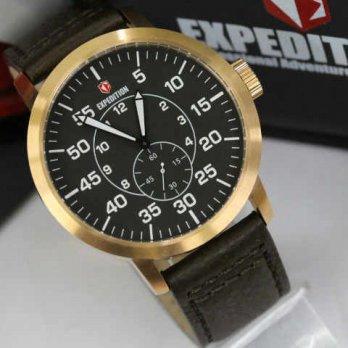 Expedition 6666 White Rosegold Dark Brown Leather