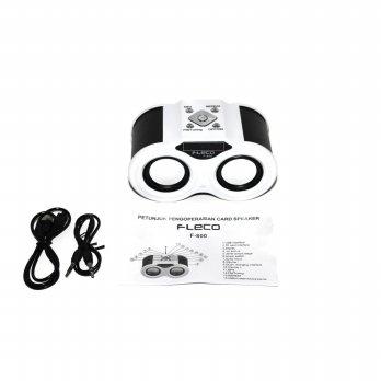 Fleco Speaker Audio Player F-800| Rechargable| Bentuk Teropong Unik