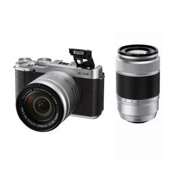 Fujifilm X-A2 Double Kit 16-50mm & 50-230mm OIS II Silver Kamera Mirrorless
