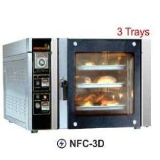 GETRA NFC-3D Convection Oven Untuk Memanggang Ayam,Daging,Ikan Oven Dengan Fungsi Steam/Uap-HITAM