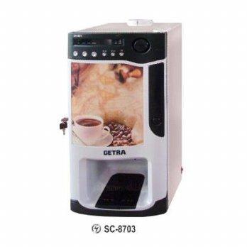 GETRA Sc-8703 Automatic Instant Coffee Dispenser / Mesin Dispenser Kopi Instan Bubuk- HITAM