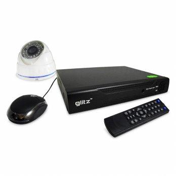 GLITZ CCTV PAKET 4 CAMERA INFRARED 700TVL+ DVR+ KABEL 20M