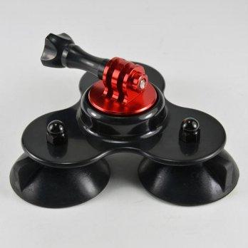 GP233 Triple Suction Cup Mount With CNC For Gopro