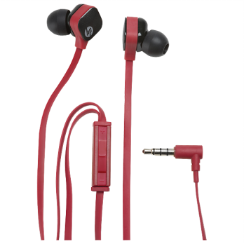 HP H2310 In Ear Red/Black Headset