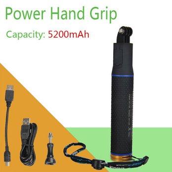 Kingma Power Hand Grip 5200mAh for Xiaomi Yi Sports Action Camera and GoPro - Hitam