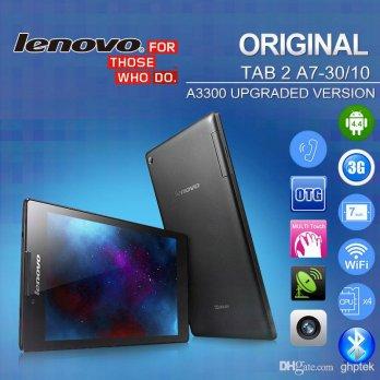 Lenovo A7-30 Tab 2 Garansi Resmi Lenovo - Size 7 Inch/RAM 1GB/ROM 16GB/Quad-core/OS Android Kitkat