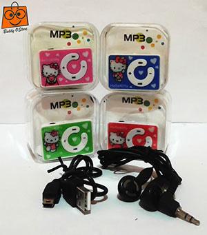MP3 Player Jepit Motif Hello Kitty