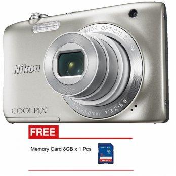 Nikon Coolpix S2900 Silver - Free Memory 8GB