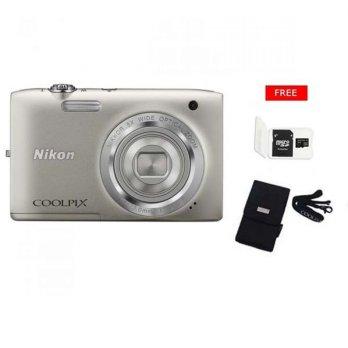 Nikon S2900 +Memory 8GB +Tas -Silver