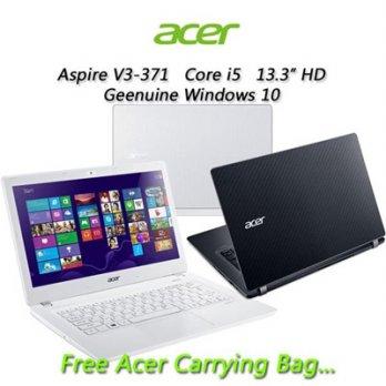 Notebook Acer Aspire V3-371-53Y7 Grey Intel Ci5-4210U 1.7-2.7GHz 500GB RAM 4GB 13.3 inch WIN 10