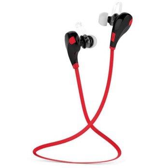 OEM Mini Gym Sport Bluetooth Earphone with Microphone QY7 - Merah
