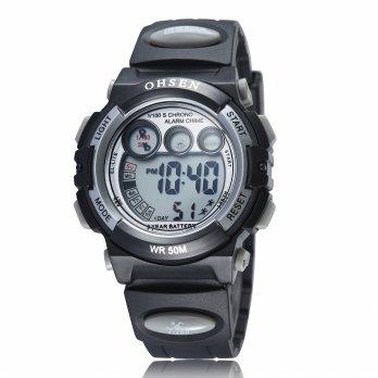 Ohsen Waterproof Digital Sport Watch - AD1509-1 - Black