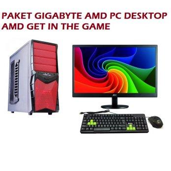 PAKET GIGABYTE AMD PC DESKTOP AMD GET IN THE GAME (PAKET A)