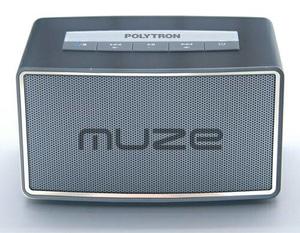 POLYTRON MUZE PSP B1 - Portable Wireless Bluetooth Speaker (Grey)