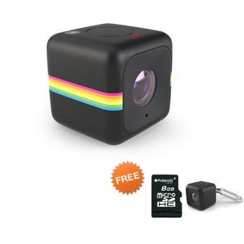 Polaroid Cube Plus Action Camera + Gratis MemoryCard 8GB + Gratis Pendent Mount