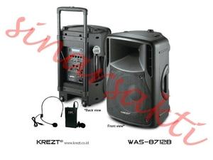 Portable Wireless Meeting Krezt WAS 8712B ( 12 inch ) ORIGINAL