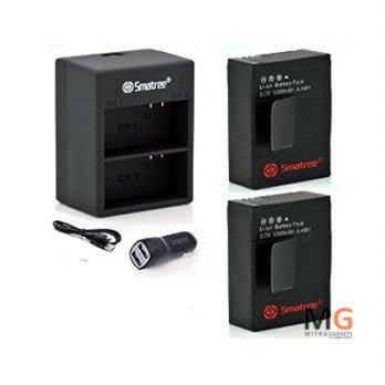 SMATREE CHARGER + 2 BATTERY FOR HERO 3/3+