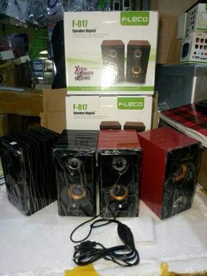 Speaker Fleco F-017 pc/laptop/hp Murah Meriah