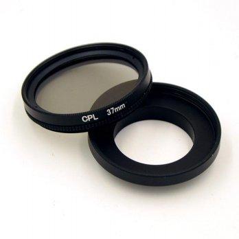 UV Filter Circular Polarizer Lens (CPL) 37mm with Cap for Xiaomi Yi | Surabaya